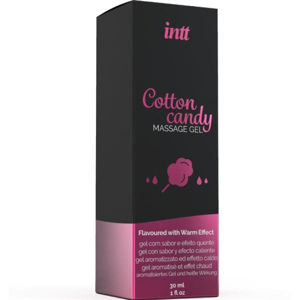 INTT MASSAGE & ORAL SEX - MASSAGE GEL WITH COTTON CANDY FLAVOR AND HEATING EFFECT 3